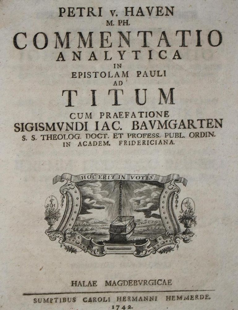 Große Abbildung Nr.1: 135-314 Haven,P.v.: (Alte Drucke, Handschriften und Theologie)