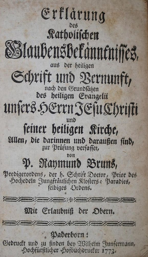 Große Abbildung Nr.1: 135-315 Havestadt,B.: (Alte Drucke, Handschriften und Theologie)