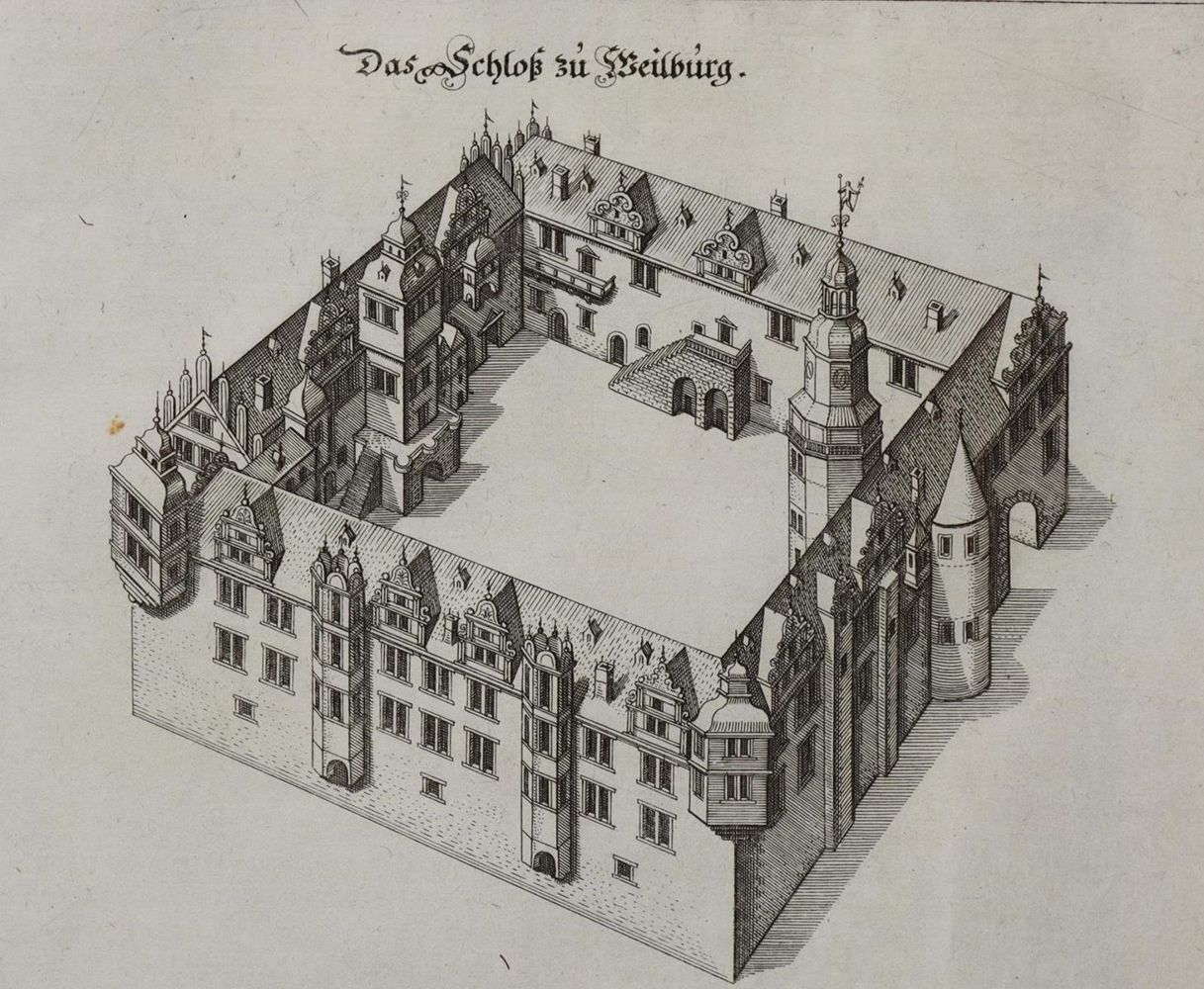 Große Abbildung Nr.1: 135-3169 Schloß zu Weilburg.: (Deutschland)