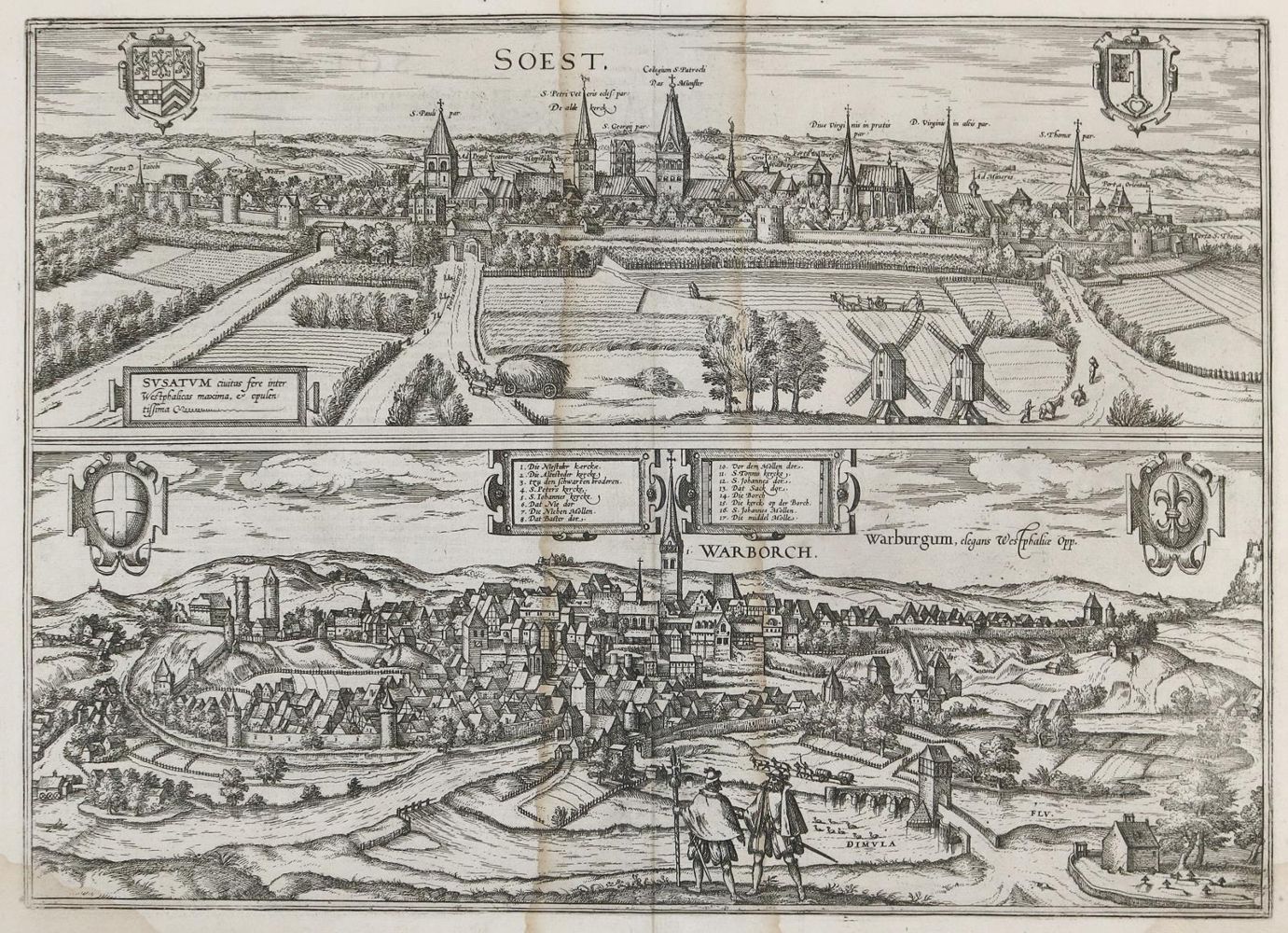 Große Abbildung Nr.1: 135-3175 Soest und Warburg.: (Deutschland)