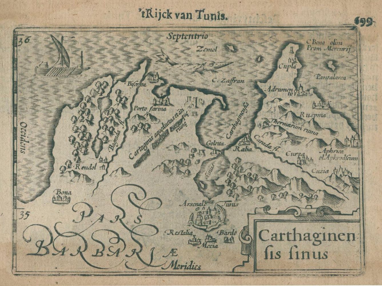 Große Abbildung Nr.1: 135-3210 Tunesien.: (Ausland, Afrika)
