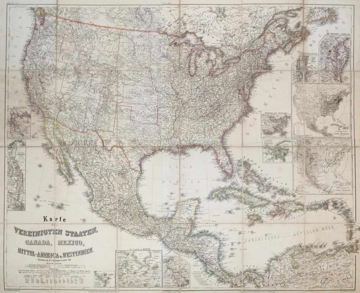 Große Abbildung Nr.1: 135-3227 Ravenstein,E.G.: (Ausland, Amerika)