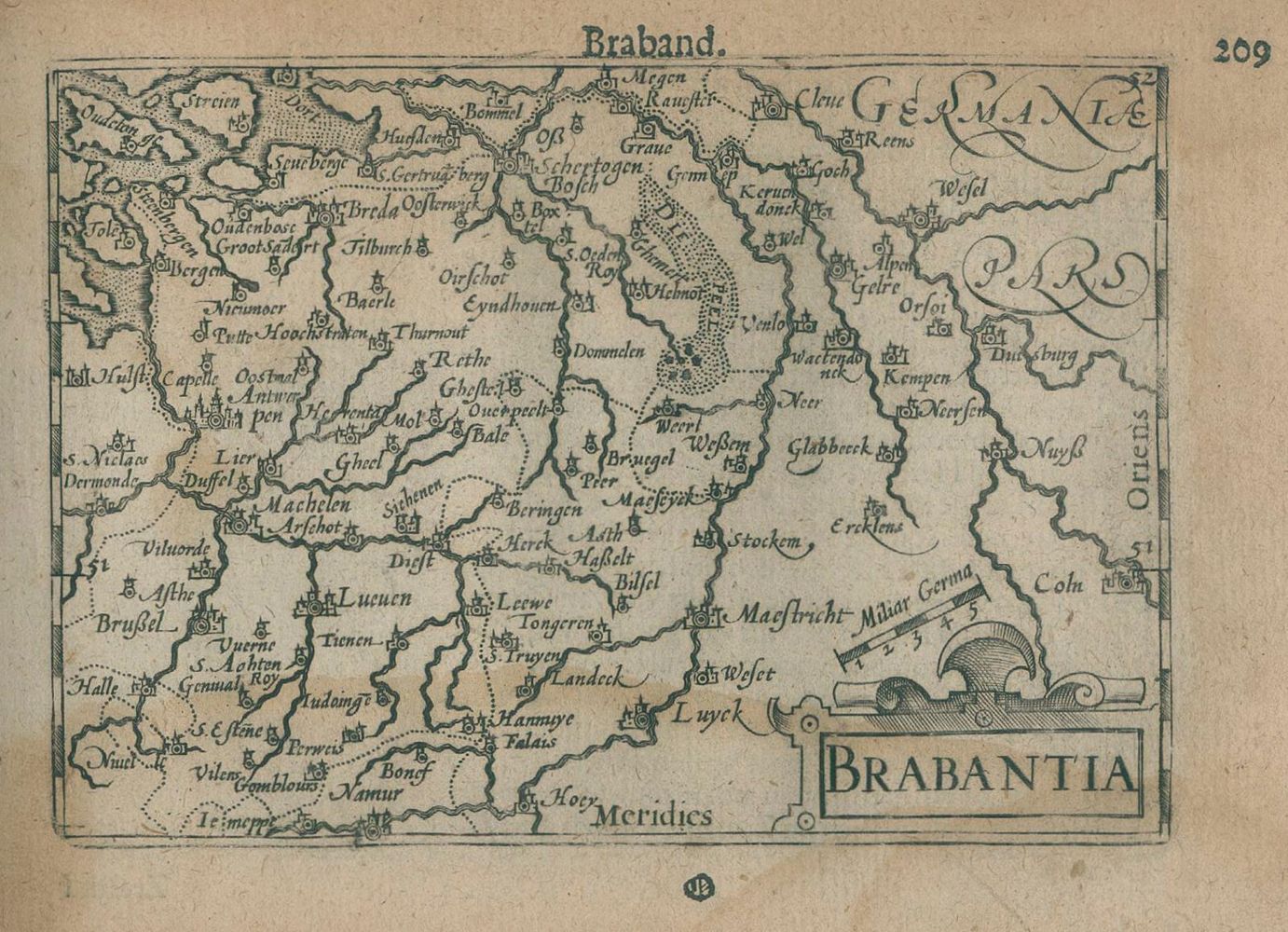 Große Abbildung Nr.1: 135-3261 Brabant.: (Ausland, Benelux)