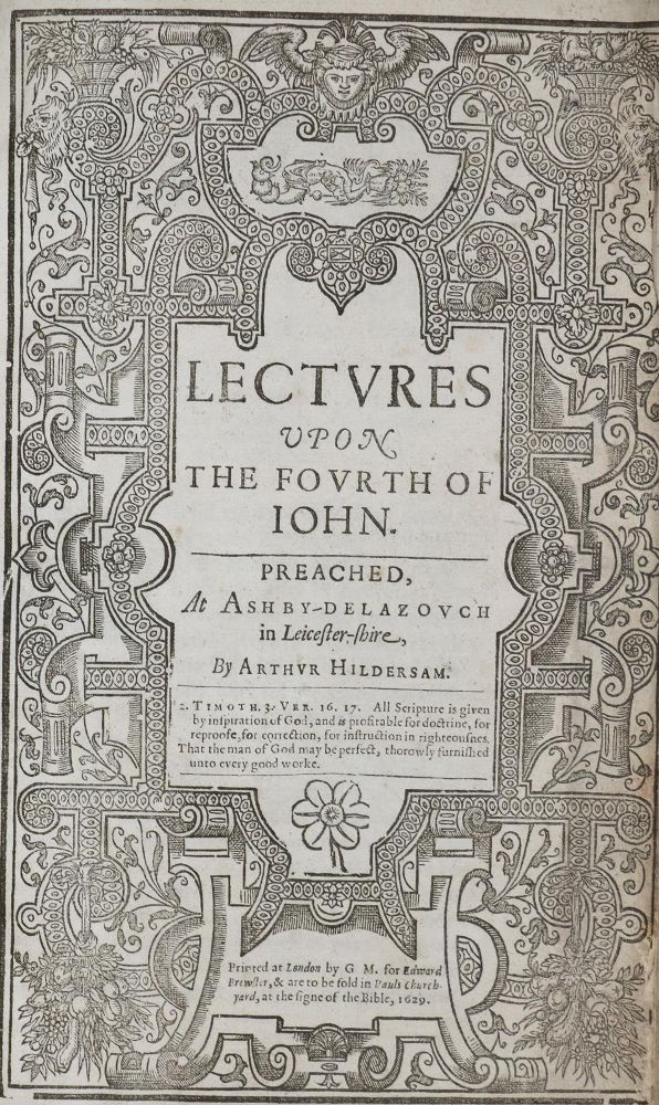 Große Abbildung Nr.1: 135-333 Hildersam,A.: (Alte Drucke, Handschriften und Theologie)