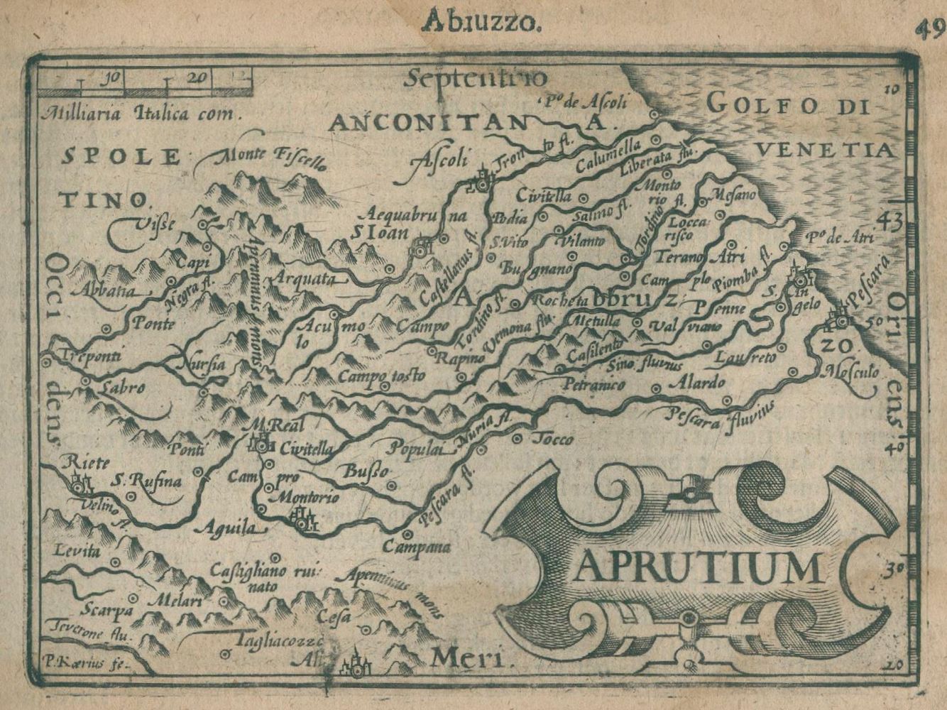 Große Abbildung Nr.1: 135-3341 Abbruzzen.: (Ausland, Italien)