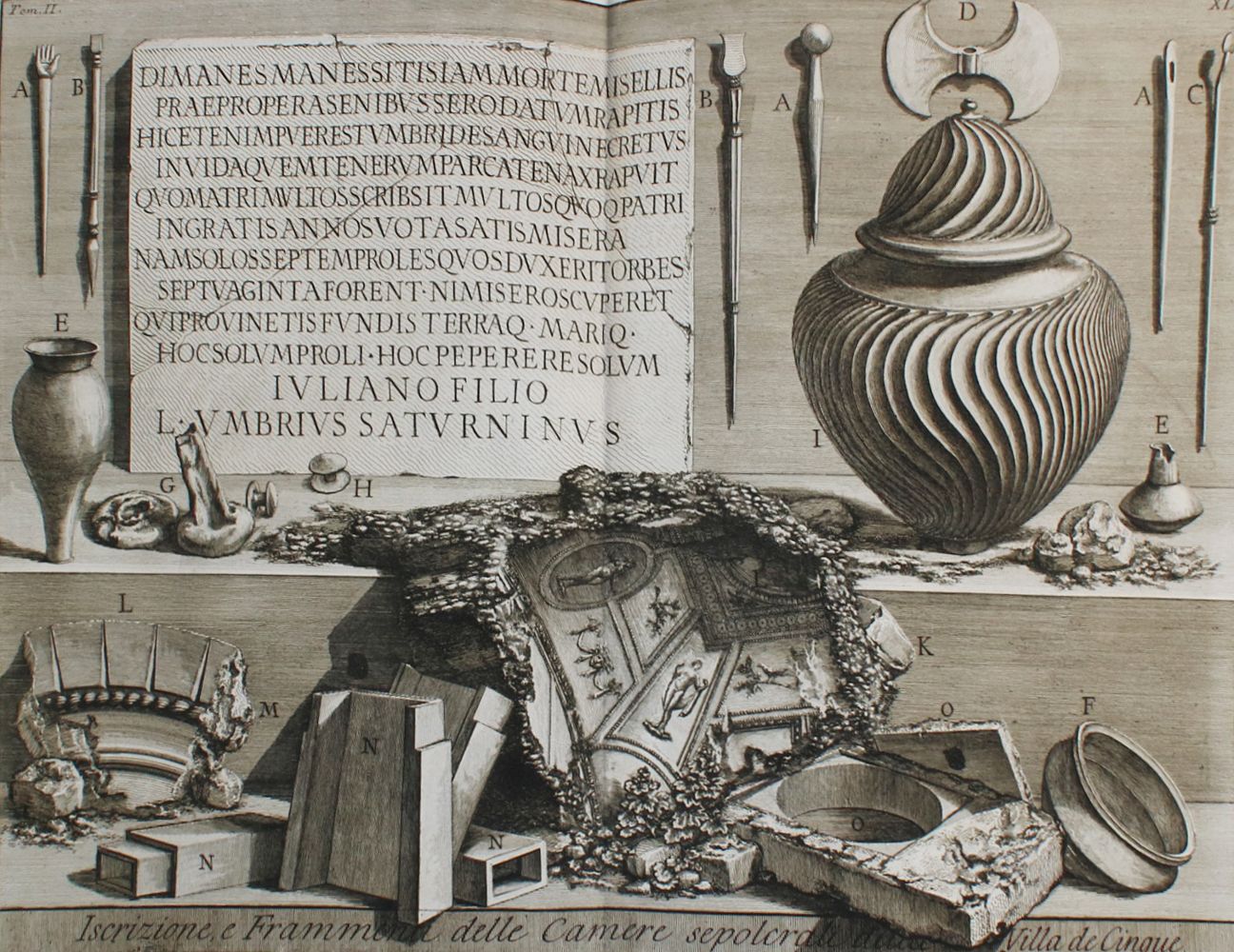 Große Abbildung Nr.1: 135-3374 Piranesi,G.B.: (Ausland, Italien, Rom)