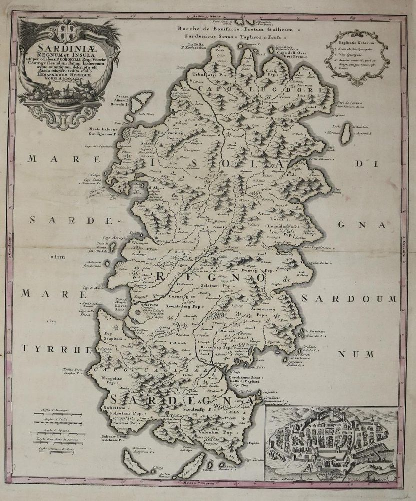 Große Abbildung Nr.1: 135-3400 Sardinien.: (Ausland, Italien)