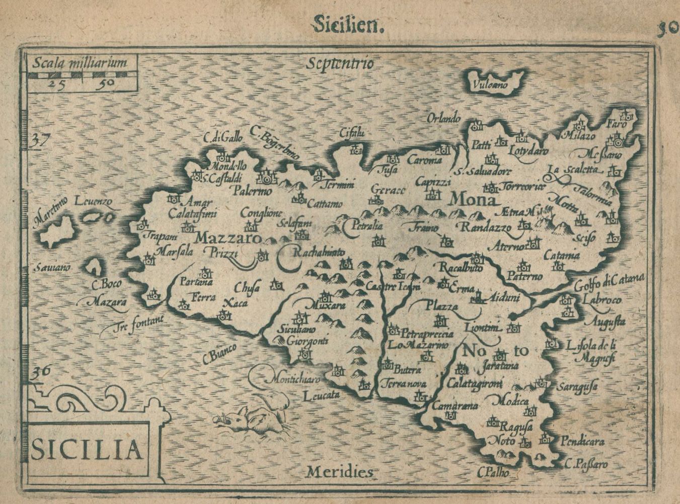 Große Abbildung Nr.1: 135-3403 Sizilien.: (Ausland, Italien)