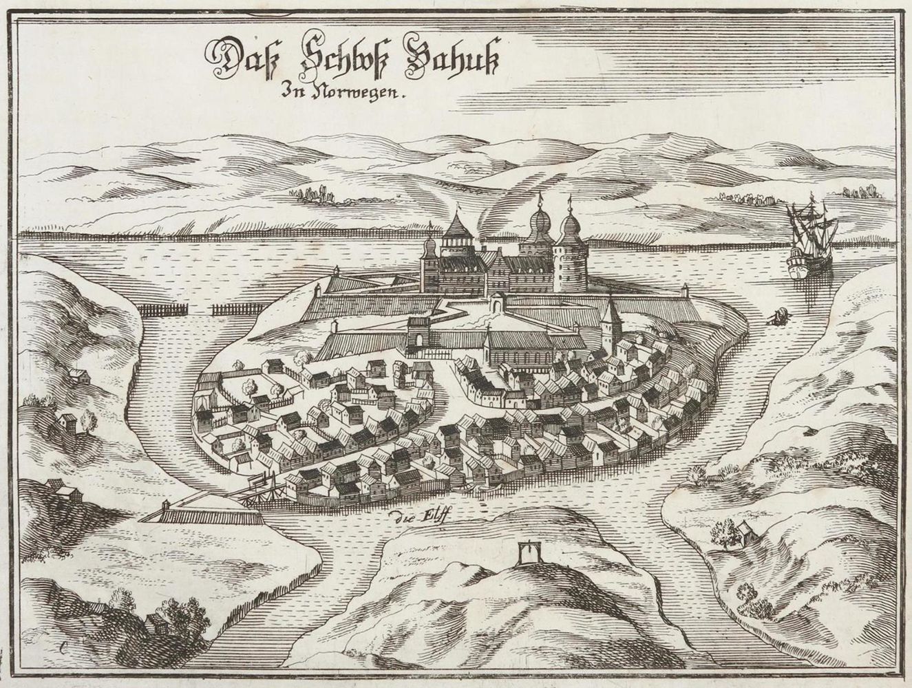 Große Abbildung Nr.1: 135-3464 Festung Bohus.: (Ausland, Schweden)