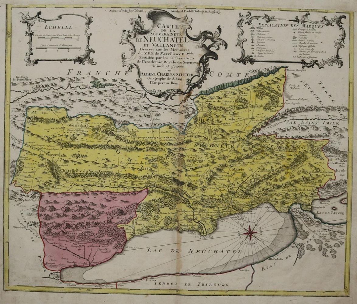 Große Abbildung Nr.1: 135-3476 Neuchatel.: (Ausland, Schweiz)