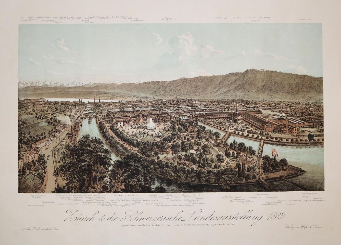 Große Abbildung Nr.1: 135-3485 Zürich.: (Ausland, Schweiz)