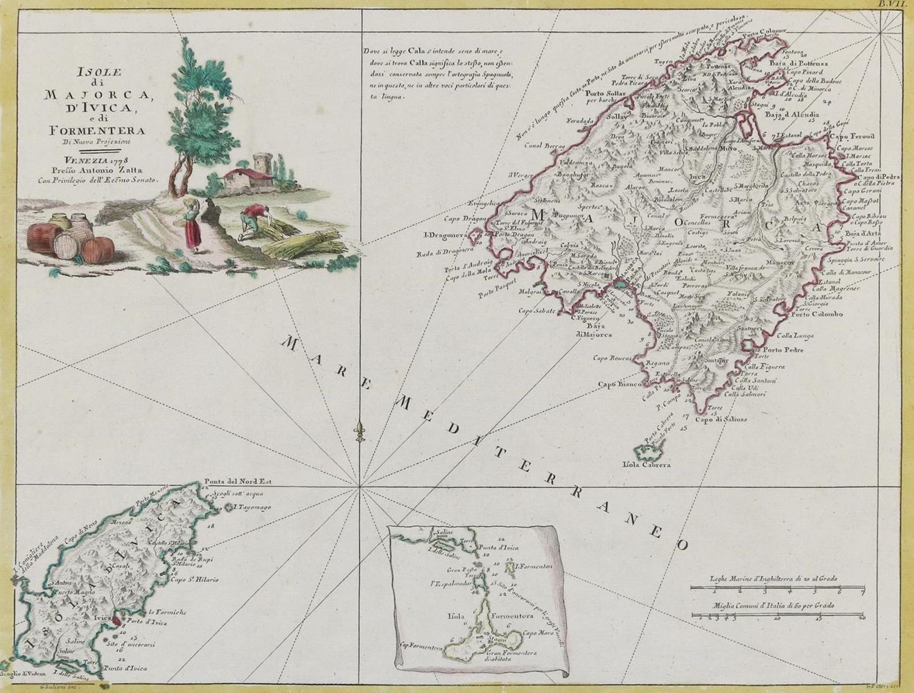 Große Abbildung Nr.1: 135-3489 Balearen.: (Ausland, Spanien)