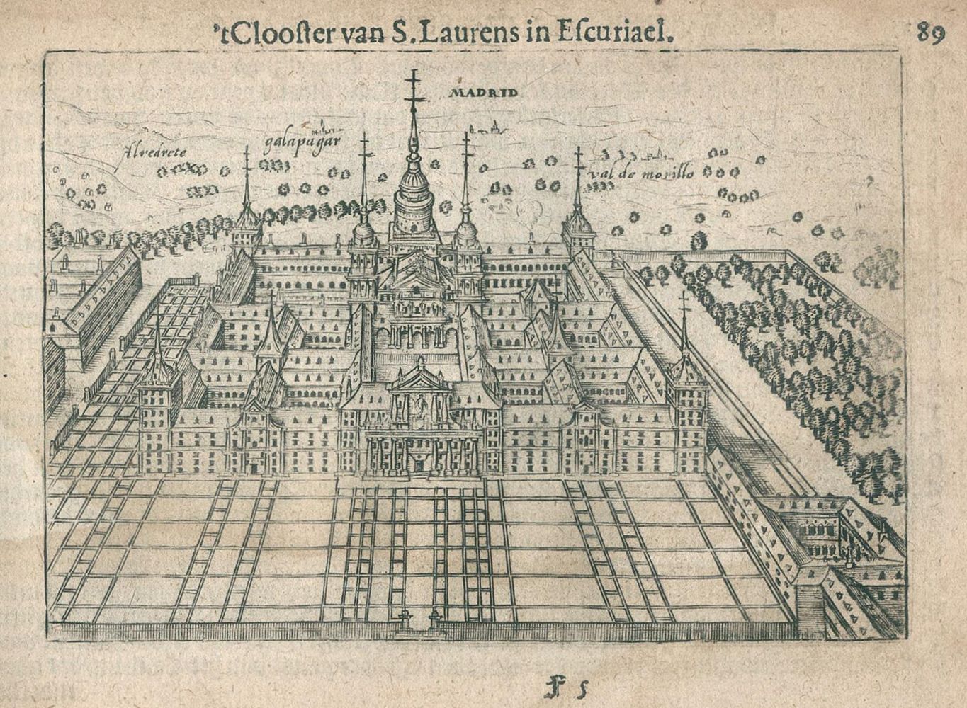 Große Abbildung Nr.1: 135-3494 San Lorenzo de El Escorial.: (Ausland, Spanien)