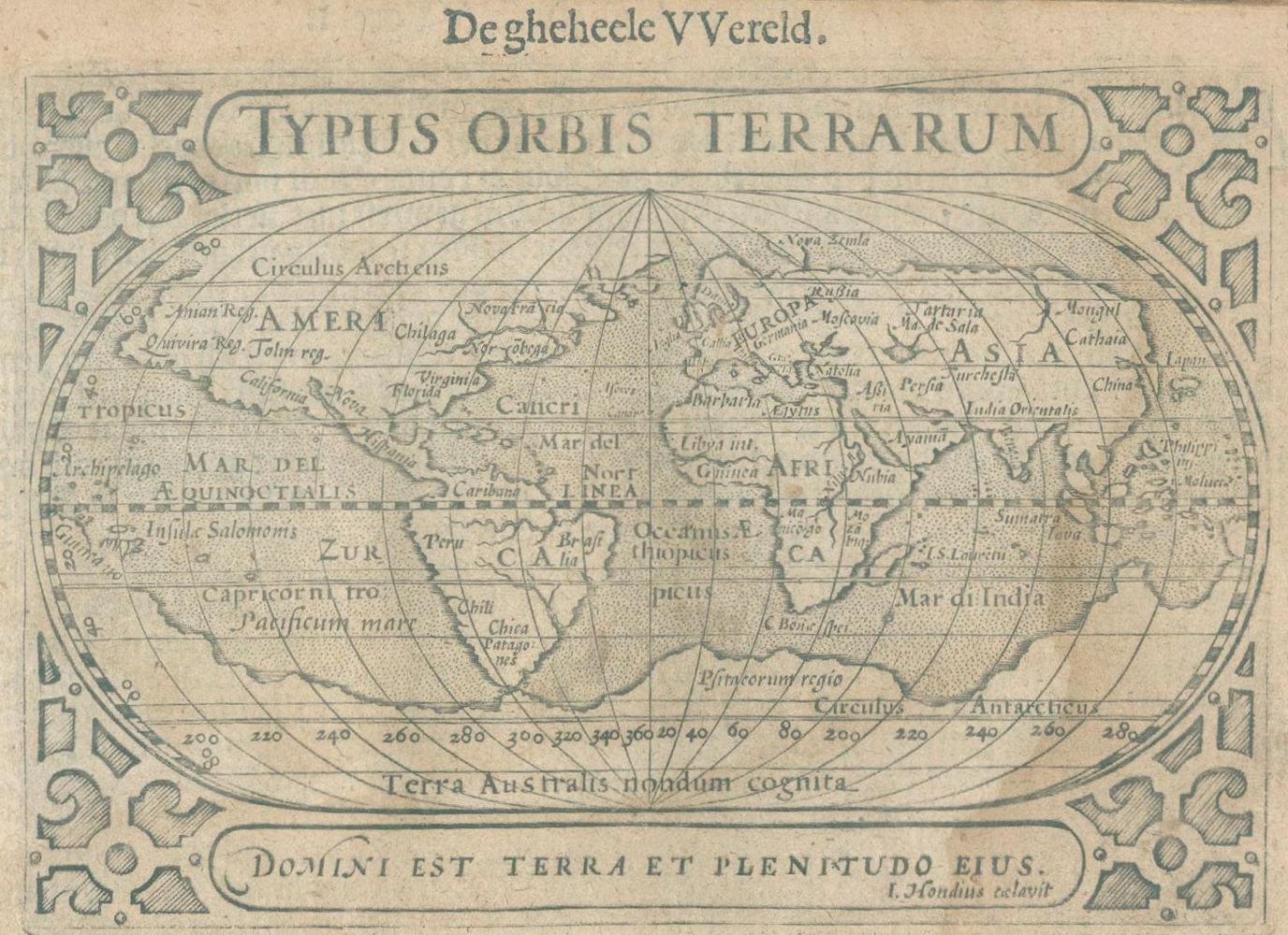 Große Abbildung Nr.1: 135-3518 Weltkarte.: (Ausland, Weltkarten)