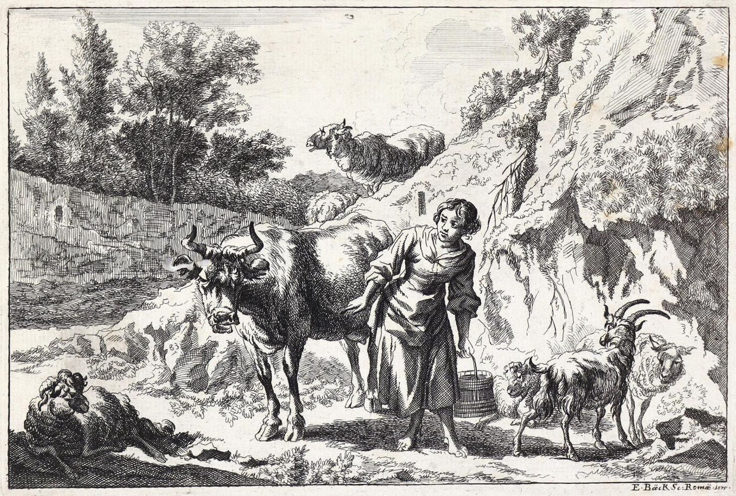 Große Abbildung Nr.1: 135-3574 Baeck, Elias gen. Heldenmuth: (Künstlergraphik)