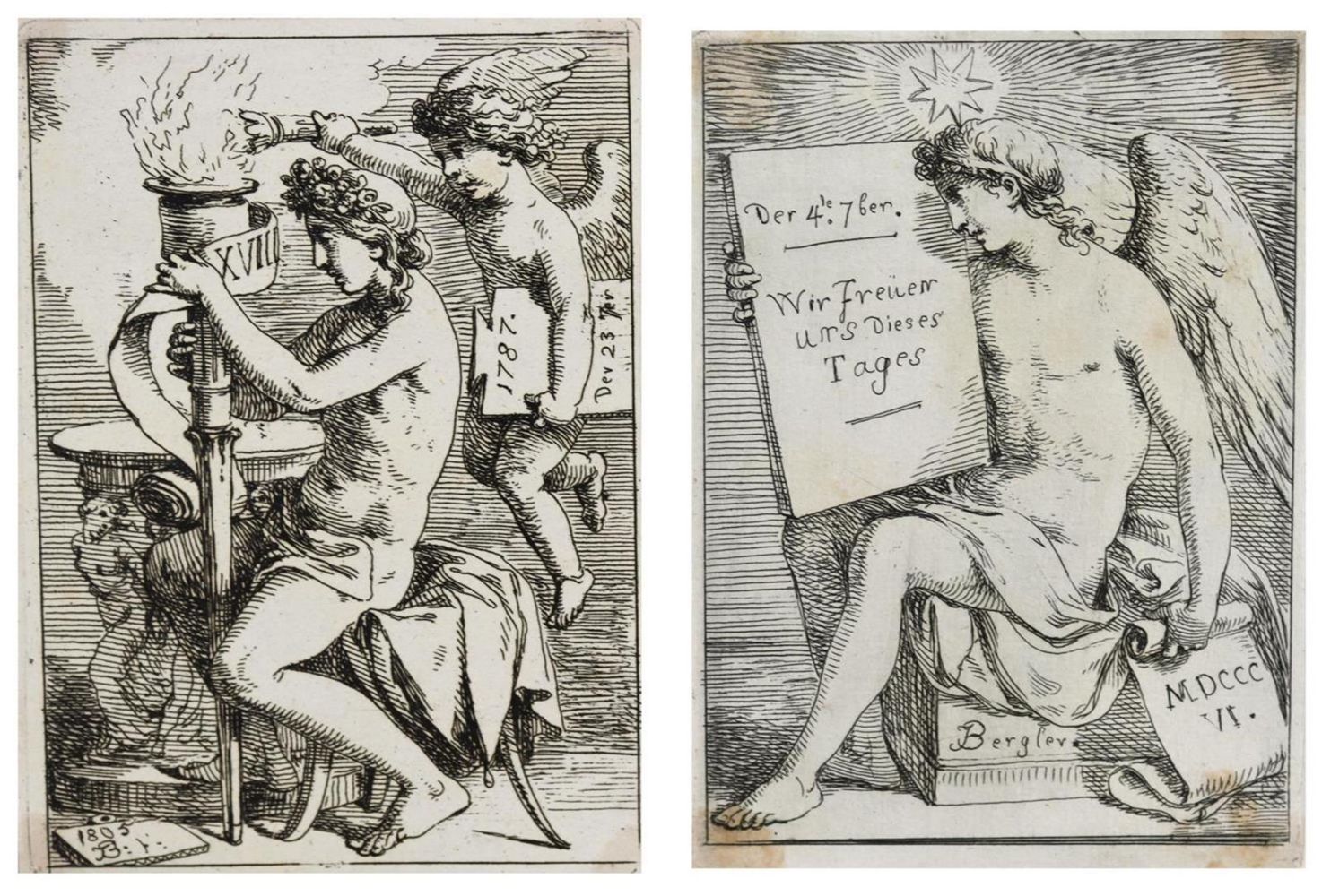 Große Abbildung Nr.1: 135-3597 Bergler d. J., Josef: (Künstlergraphik)