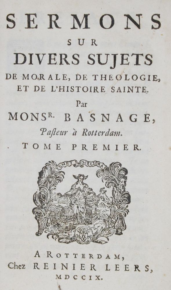 Große Abbildung Nr.1: 135-36 Basnage,(J.).: (Alte Drucke, Handschriften und Theologie)