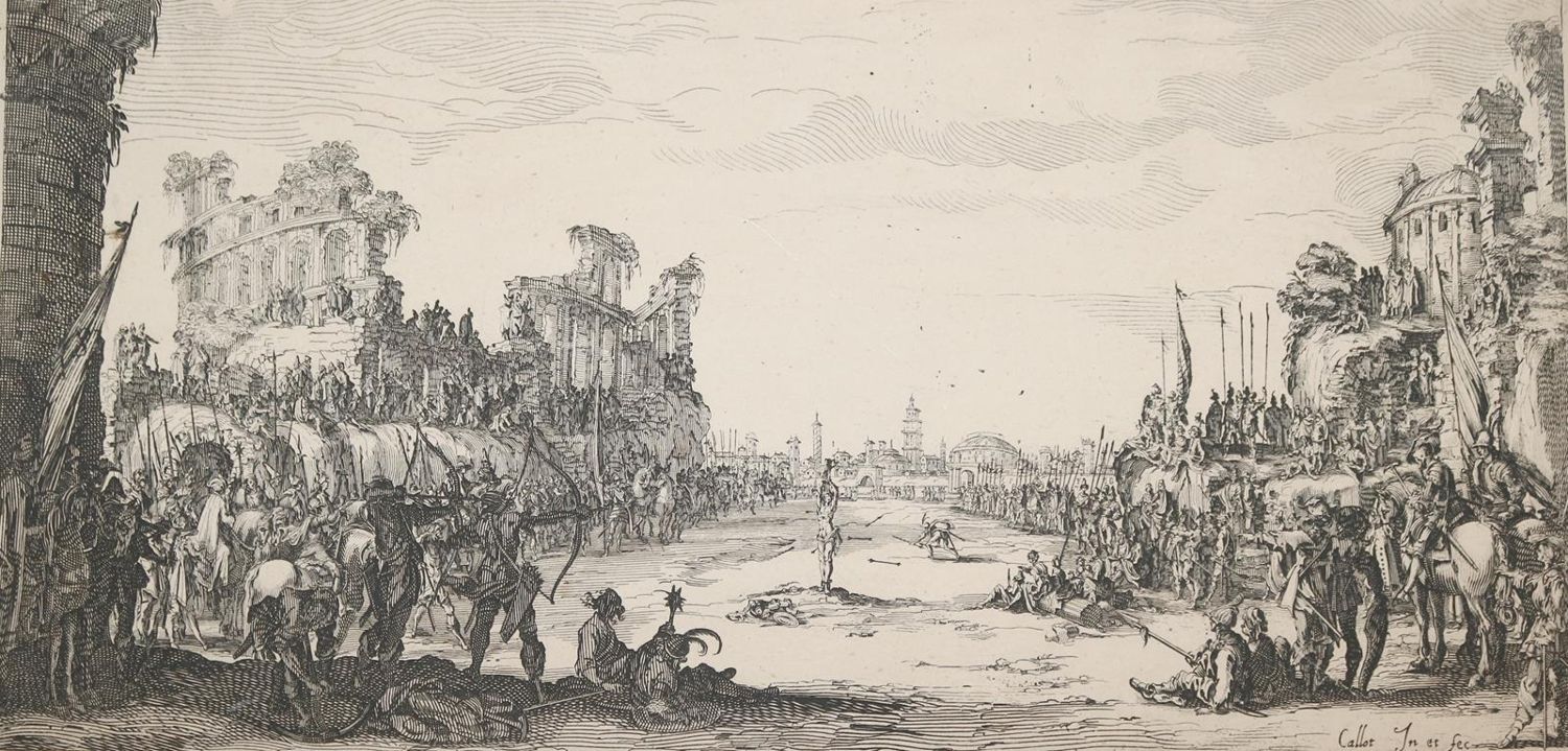 Große Abbildung Nr.4: 135-3649 Callot.: (Künstlergraphik)