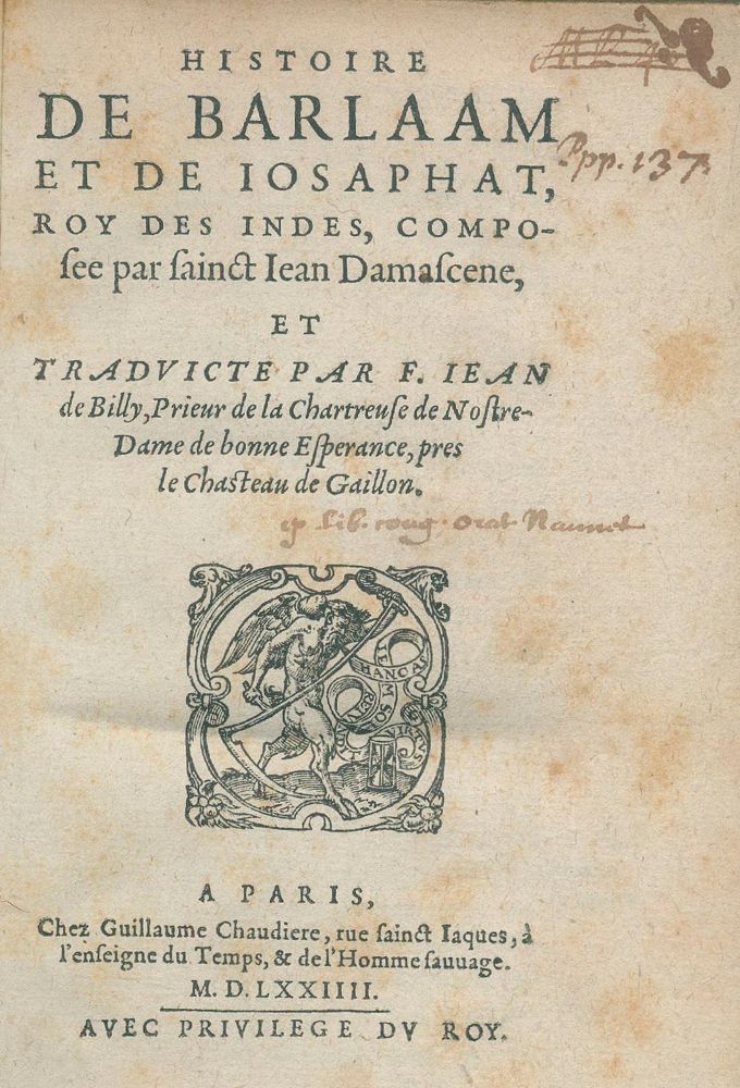 Große Abbildung Nr.1: 135-365 Johannes Damascenus.: (Alte Drucke, Handschriften und Theologie)