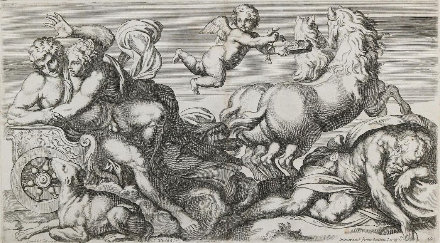 Große Abbildung Nr.1: 135-3656 Caracci, Annibale: (Künstlergraphik)