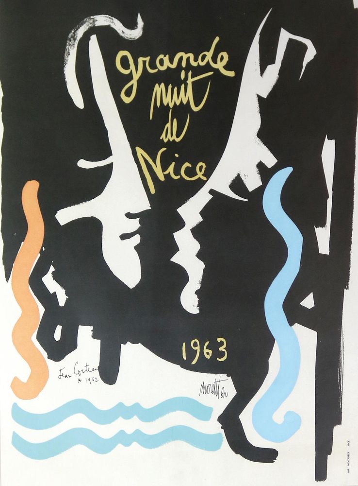 Große Abbildung Nr.1: 135-3676 Cocteau, Jean: (Künstlergraphik)