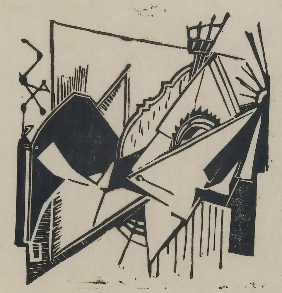 Große Abbildung Nr.1: 135-3690 Janco, Marcel: (Künstlergraphik, Dada)