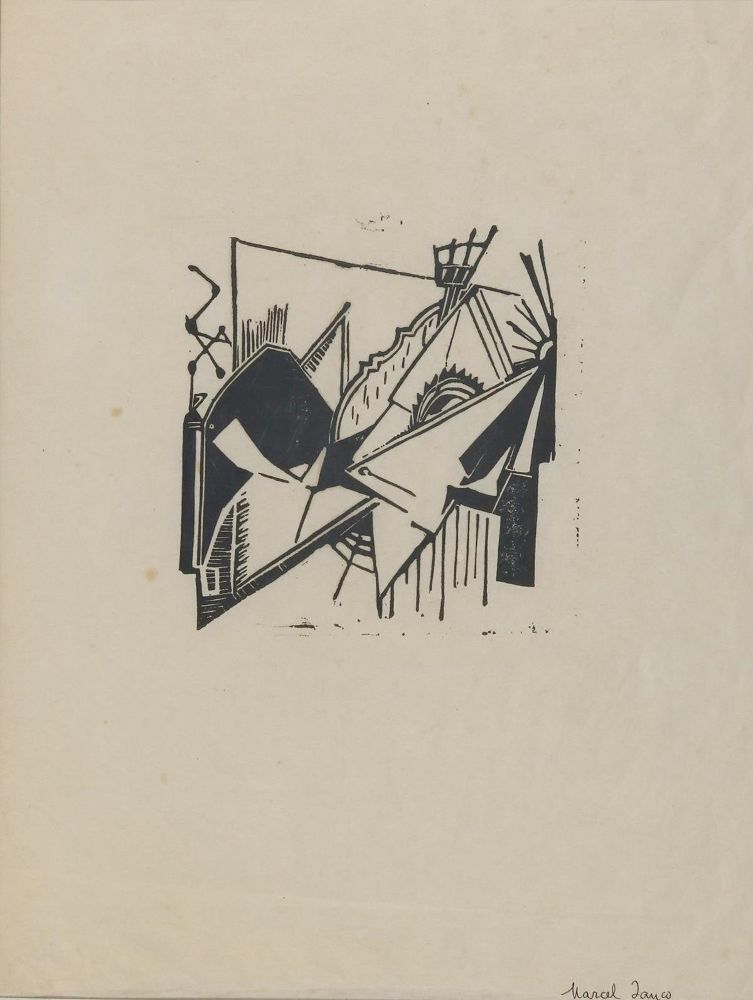 Große Abbildung Nr.2: 135-3690 Janco, Marcel: (Künstlergraphik, Dada)