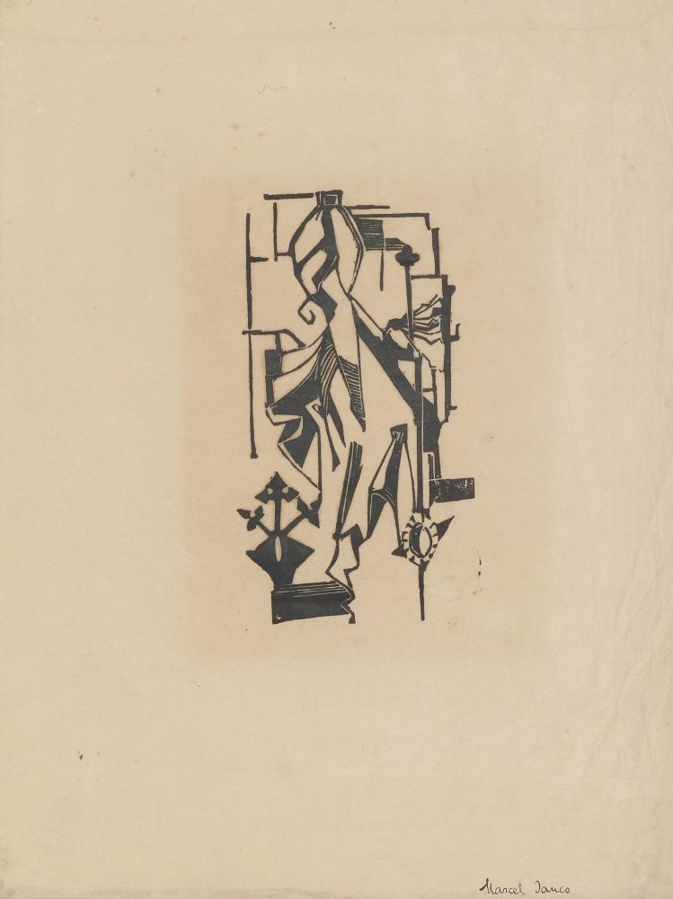 Große Abbildung Nr.1: 135-3691 Janco, Marcel: (Künstlergraphik, Dada)