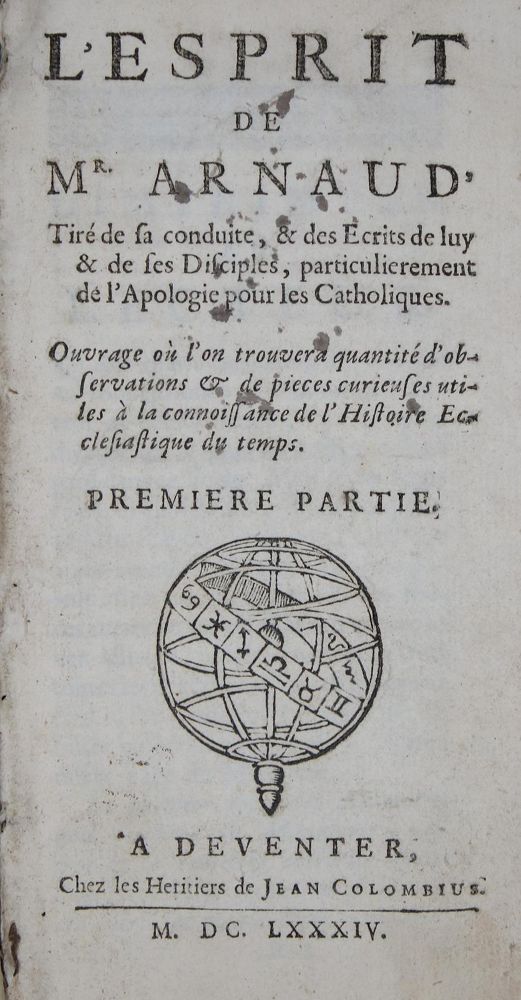 Große Abbildung Nr.1: 135-370 (Jurieu,P.).: (Alte Drucke, Handschriften und Theologie)