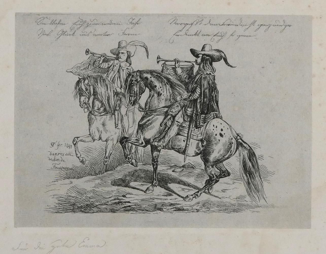 Große Abbildung Nr.1: 135-3790 Fernando II. (Ferdinand August von Sachsen-Coburg u. Gotha,: (Künstlergraphik)