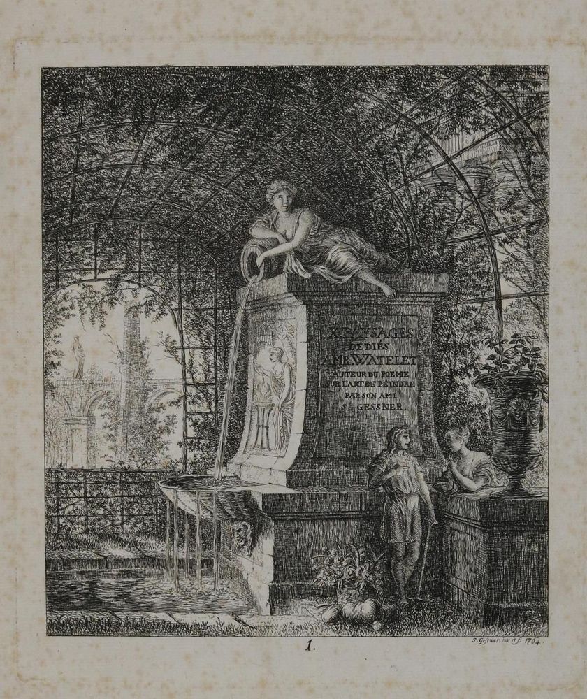 Große Abbildung Nr.4: 135-3833 Gessner, Salomon: (Künstlergraphik)