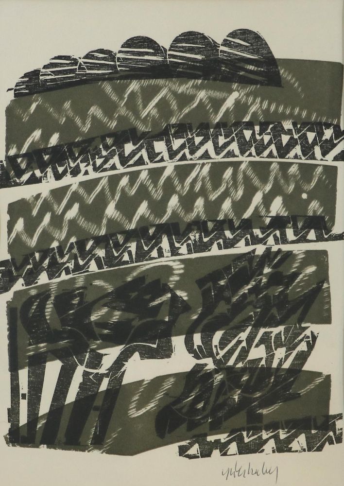 Große Abbildung Nr.3: 135-3868 Konvolut: (Künstlergraphik, Grieshaber)