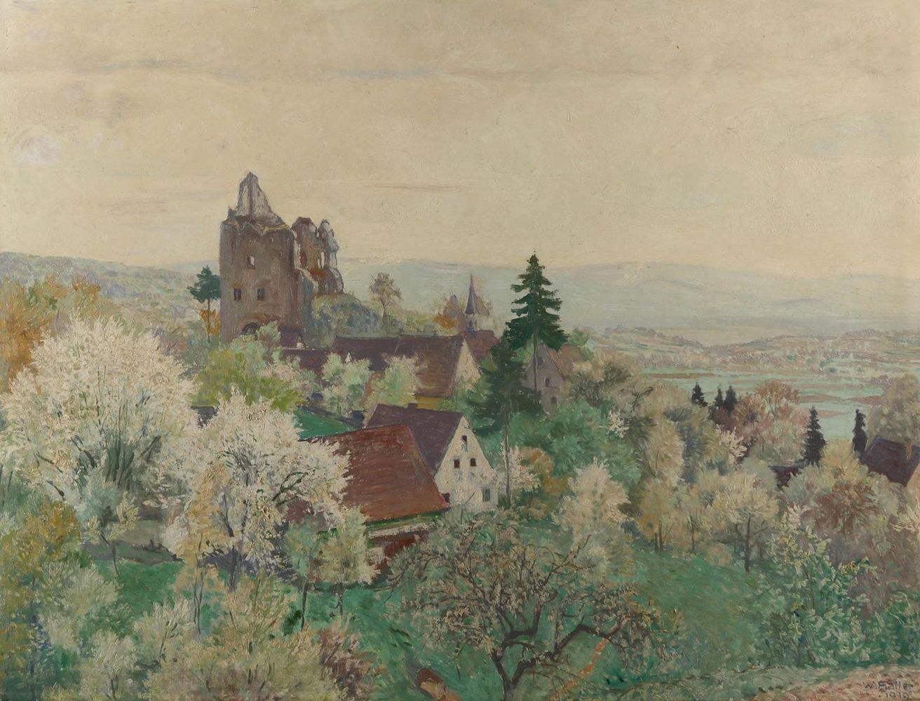 Große Abbildung Nr.1: 135-3882 Haller, Wilhelm: (Künstlergraphik)