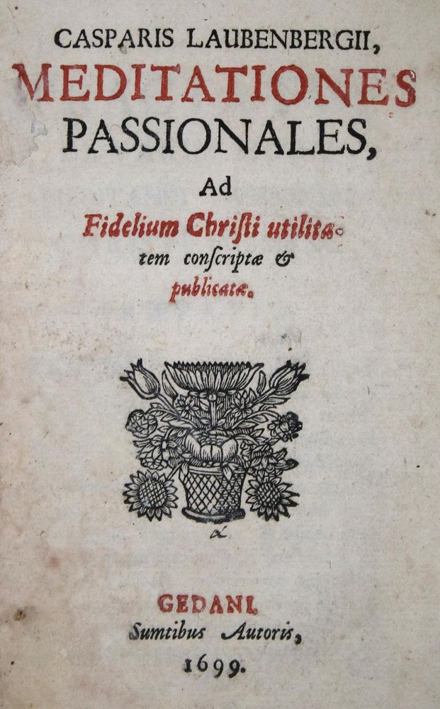 Große Abbildung Nr.1: 135-397 Laubenberg,C.: (Alte Drucke, Handschriften und Theologie)