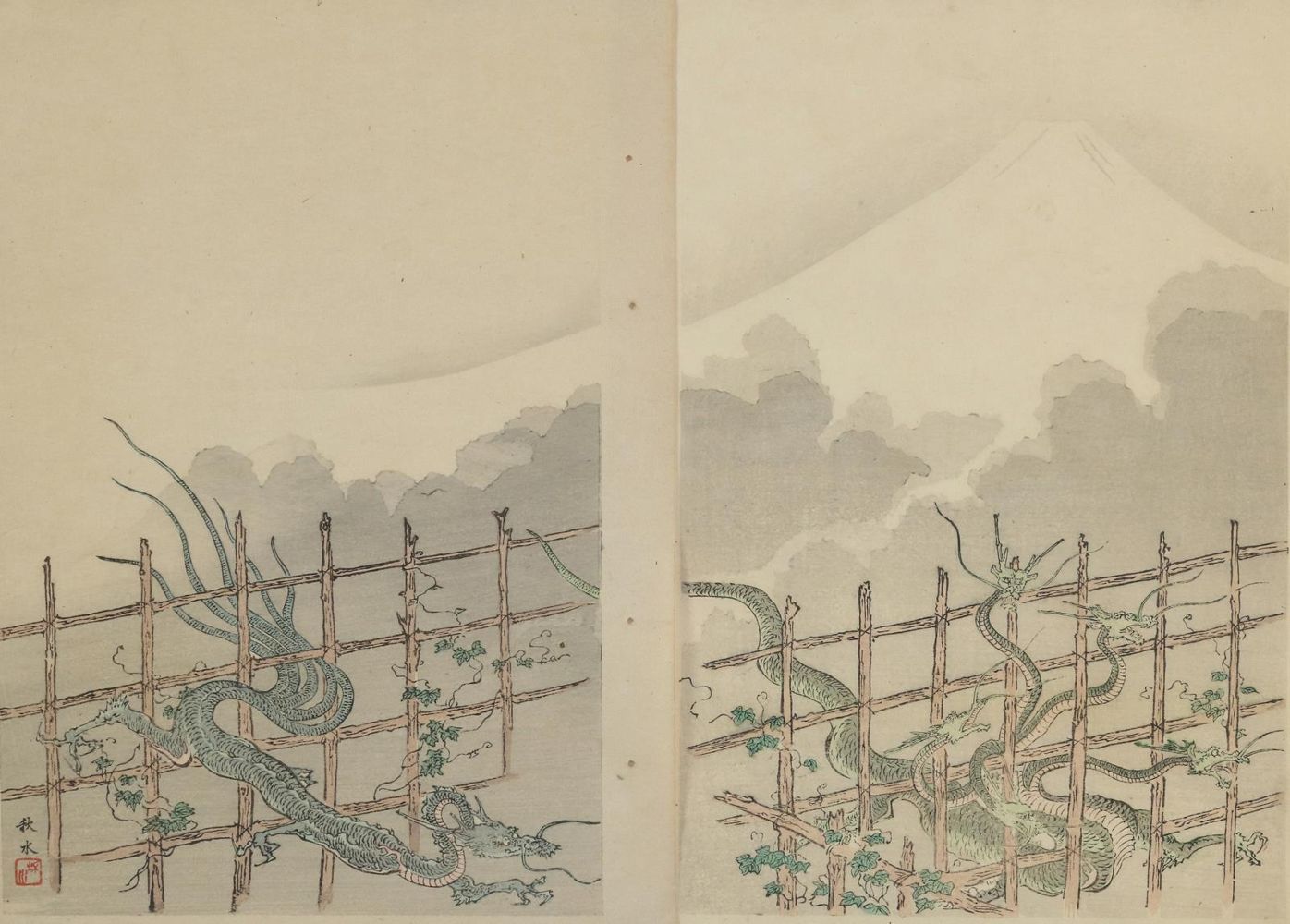 Große Abbildung Nr.2: 135-3984 Sammlung: (Künstlergraphik, Japan)