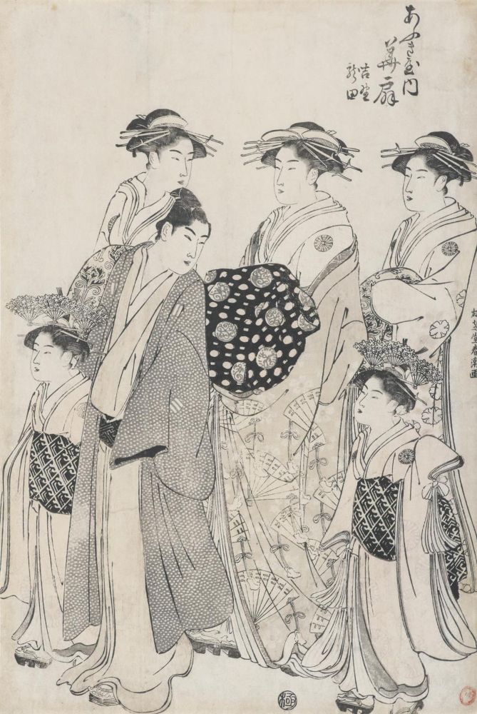 Große Abbildung Nr.1: 135-3987 Shunsho, Katsukawa: (Künstlergraphik, Japan)