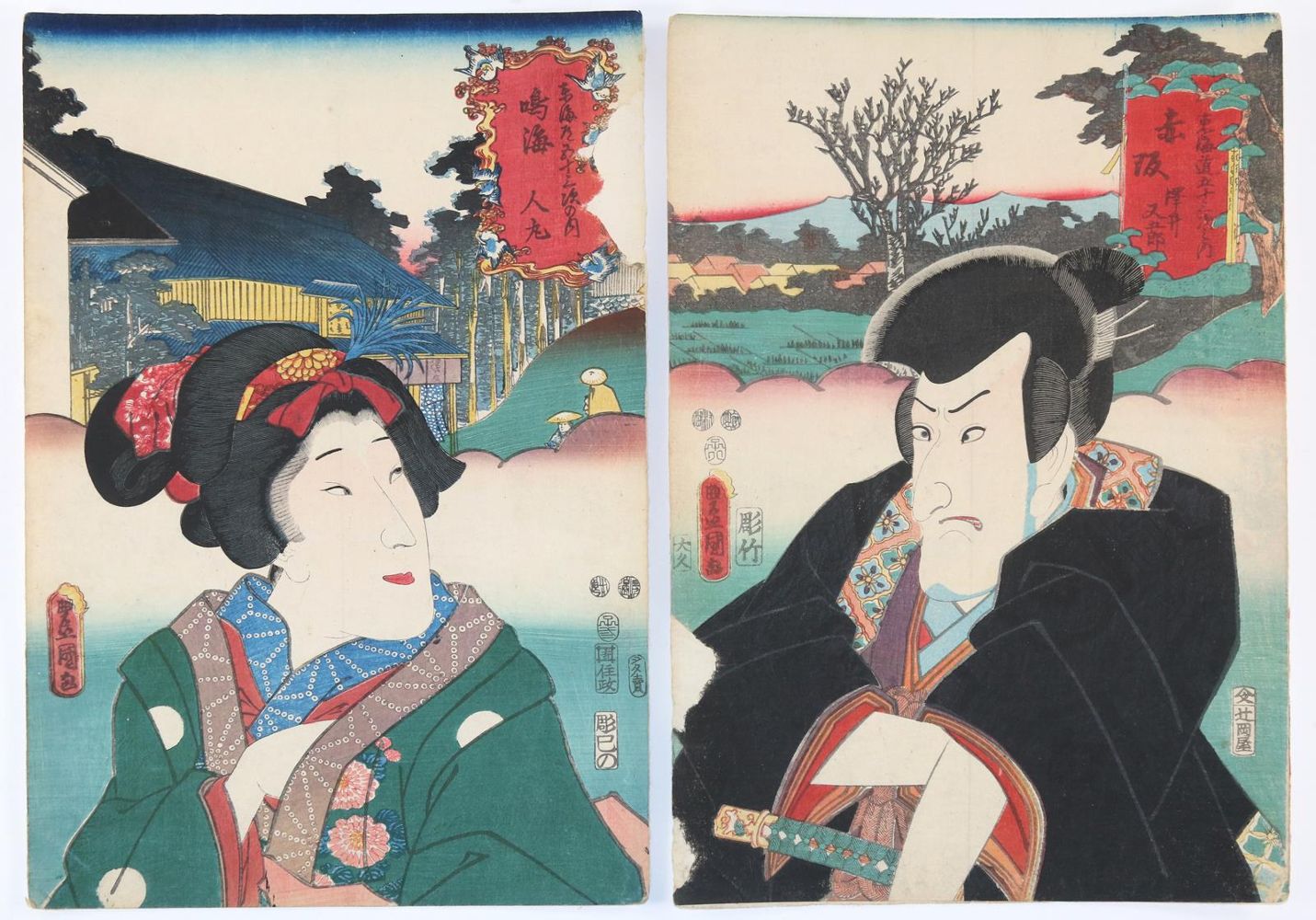 Große Abbildung Nr.1: 135-3991 Utagawa, Kunisada: (Künstlergraphik, Japan)