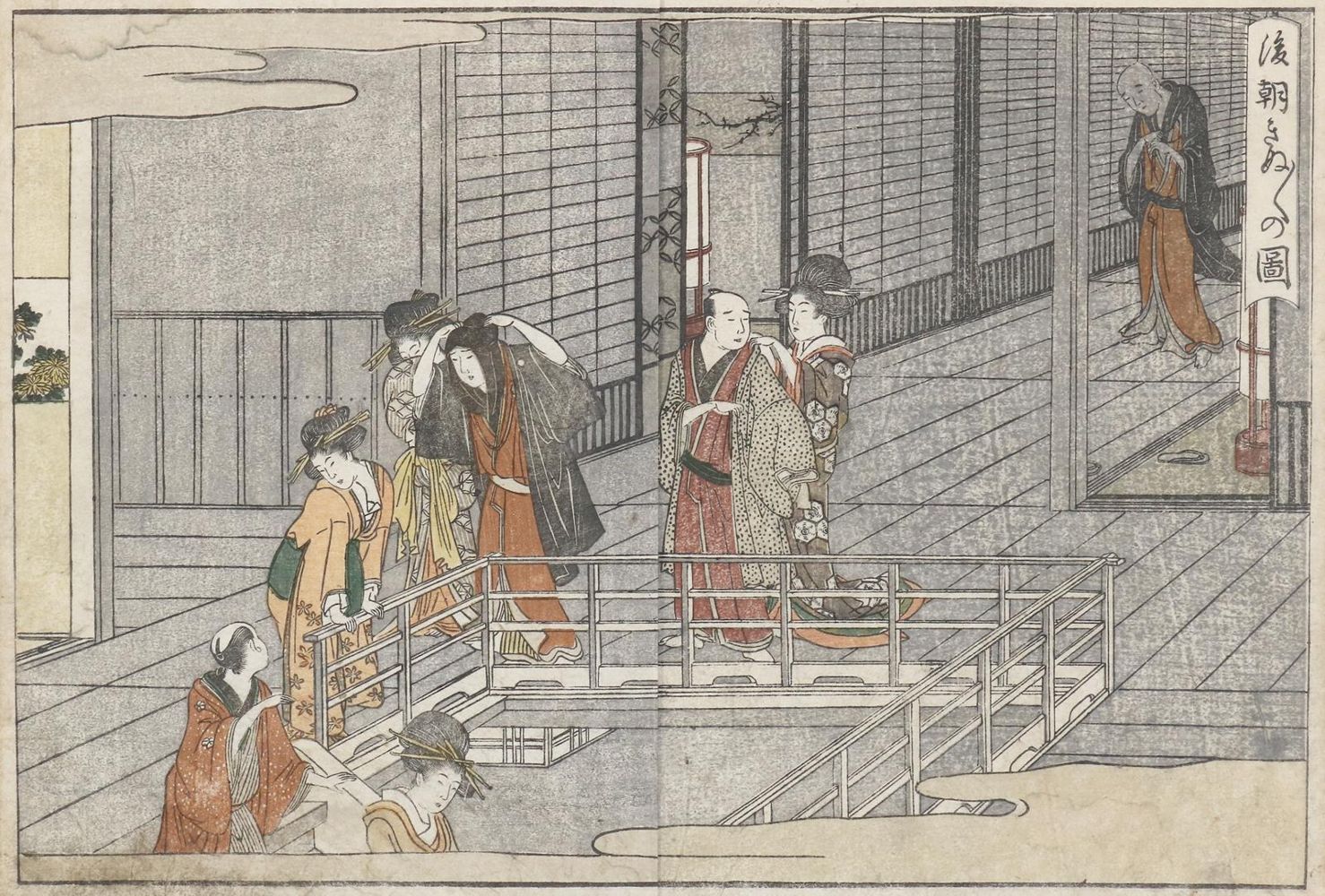 Große Abbildung Nr.1: 135-3994 Utamaro, Kitagawa: (Künstlergraphik, Japan)