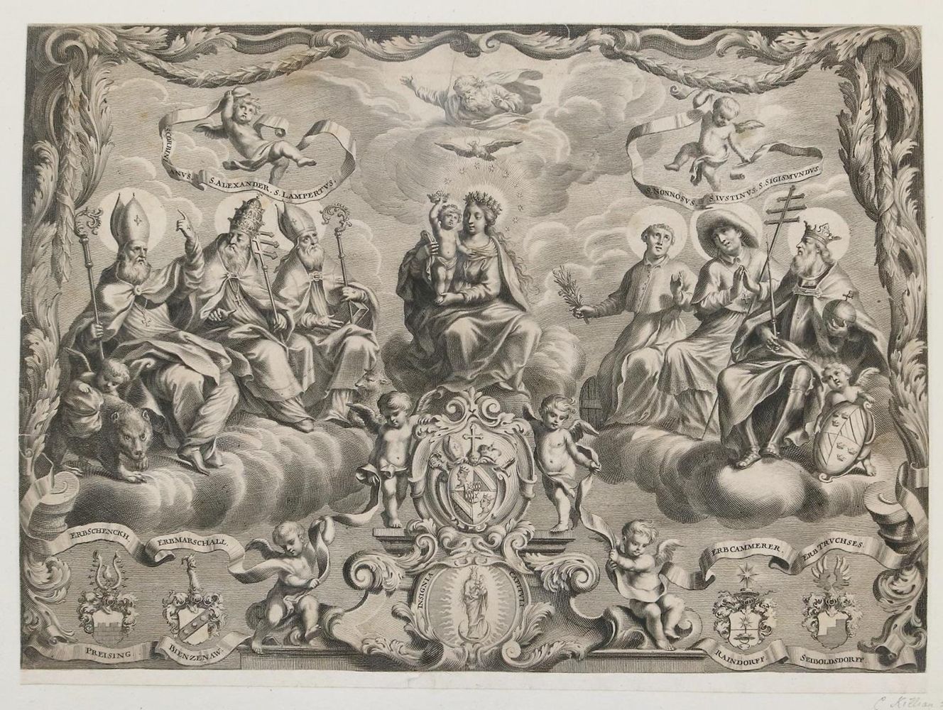 Große Abbildung Nr.1: 135-4041 Kilian, Georg Christoph: (Künstlergraphik)