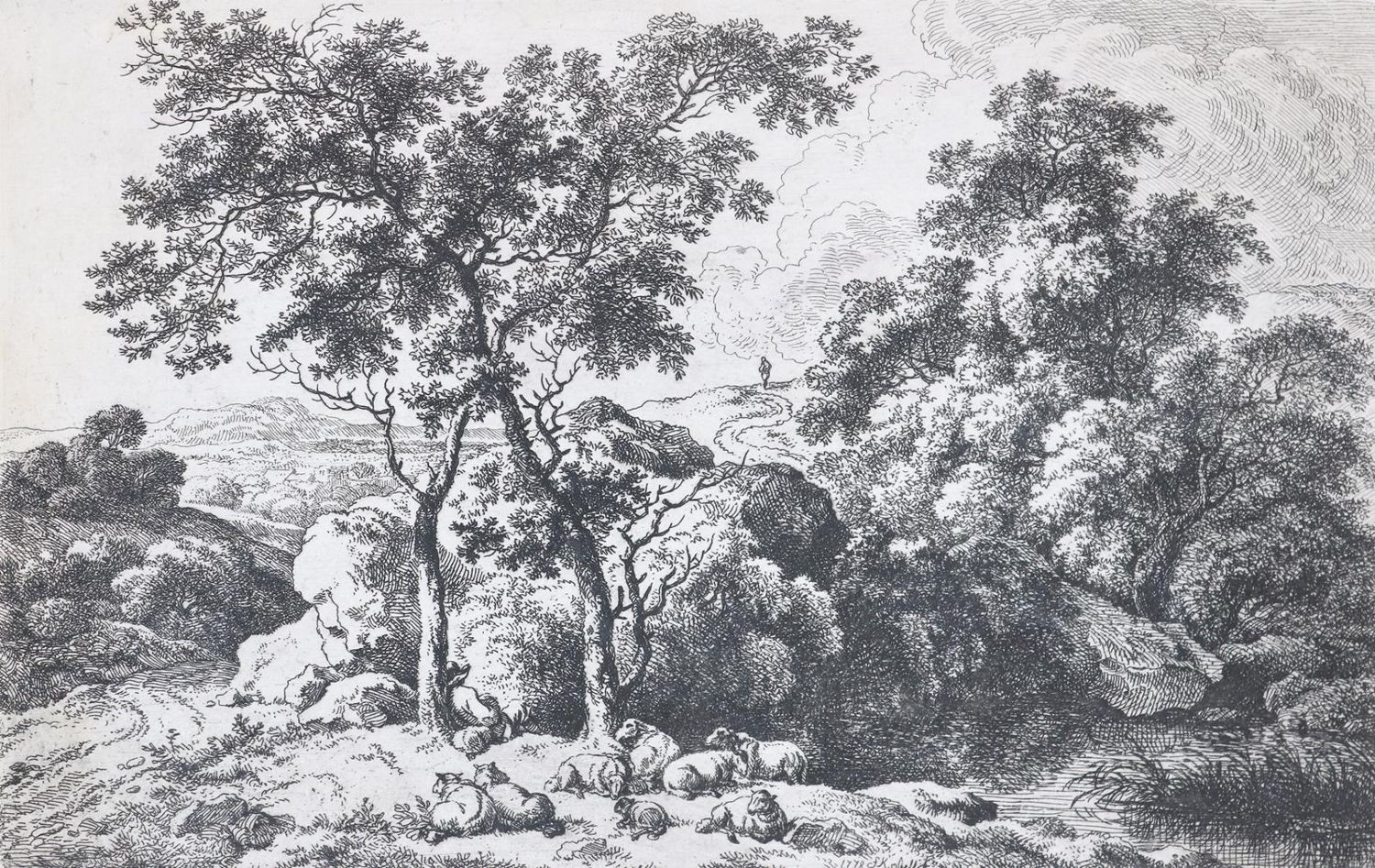 Große Abbildung Nr.1: 135-4054 Kobell, Ferdinand: (Künstlergraphik)