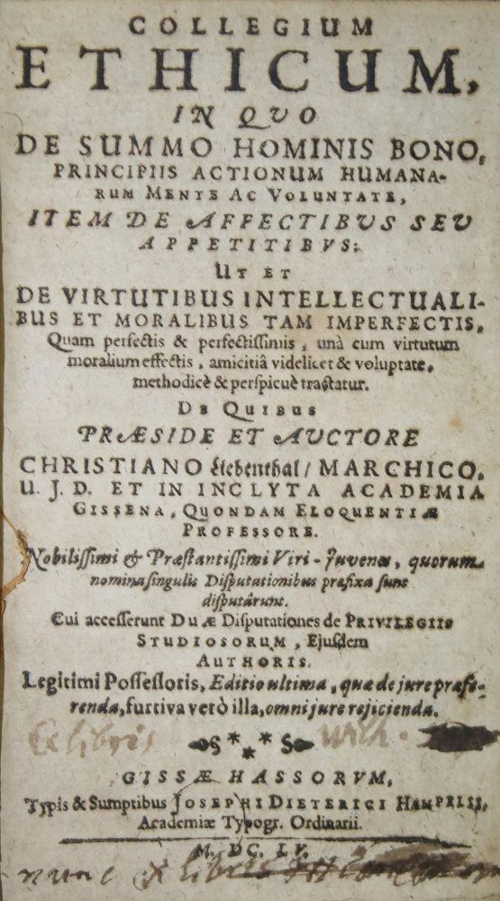 Große Abbildung Nr.1: 135-406 Liebenthal,C.: (Alte Drucke, Handschriften und Theologie)