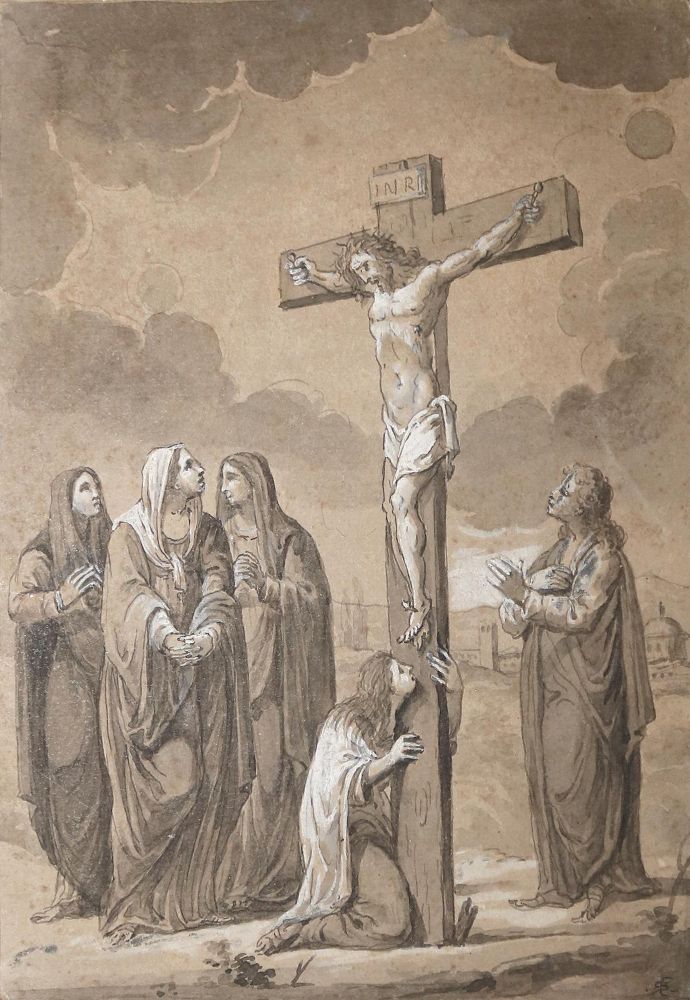 Große Abbildung Nr.1: 135-4101 Kreuzigung.: (Künstlergraphik)