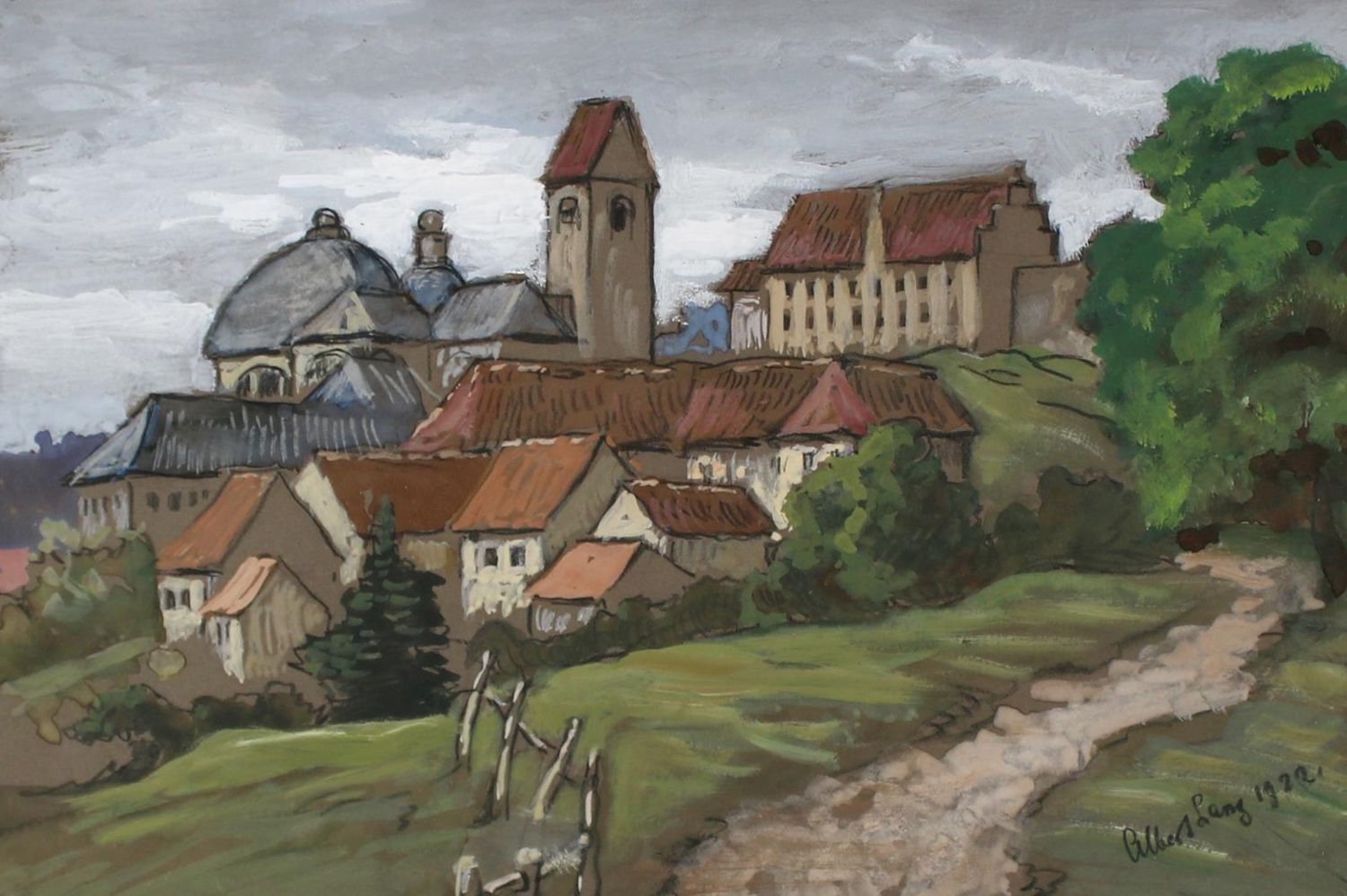 Große Abbildung Nr.1: 135-4110 Lang, Albert: (Künstlergraphik)