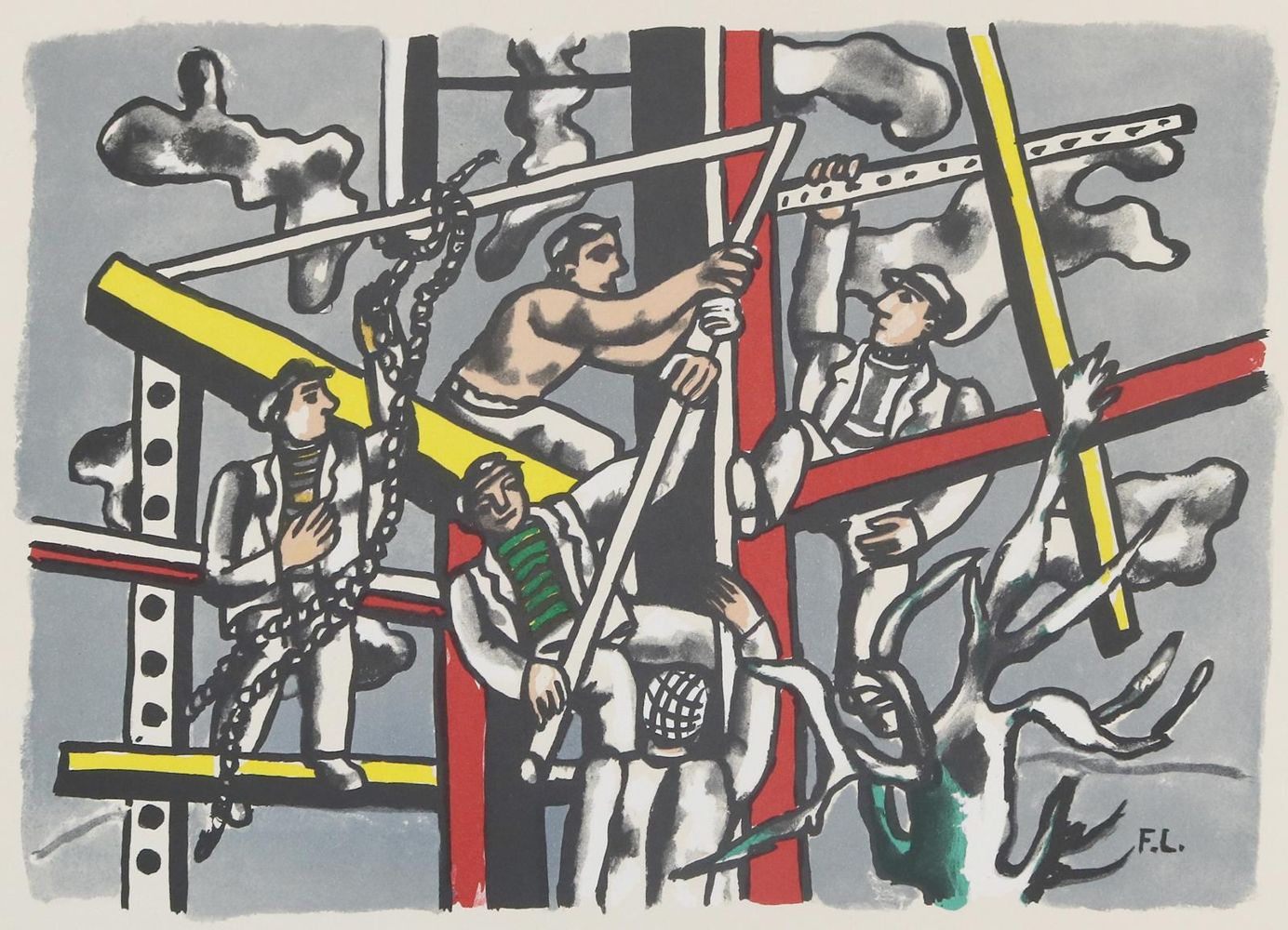 Große Abbildung Nr.2: 135-4115 Léger, Fernand: (Künstlergraphik)