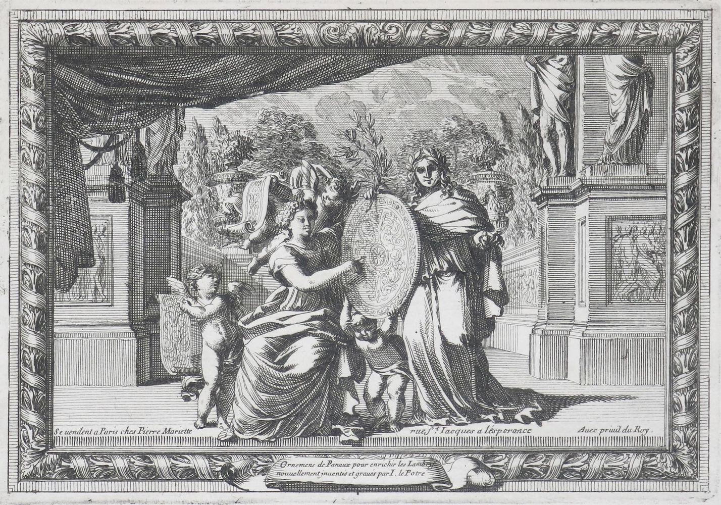 Große Abbildung Nr.2: 135-4120 Le Pautre, Jean: (Künstlergraphik)
