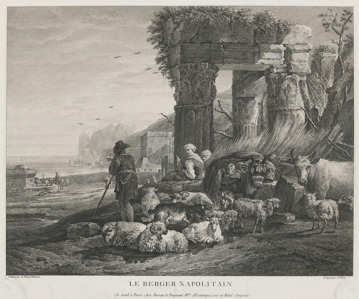 Große Abbildung Nr.1: 135-4127 Le Veau, Jean-Jacques: (Künstlergraphik)