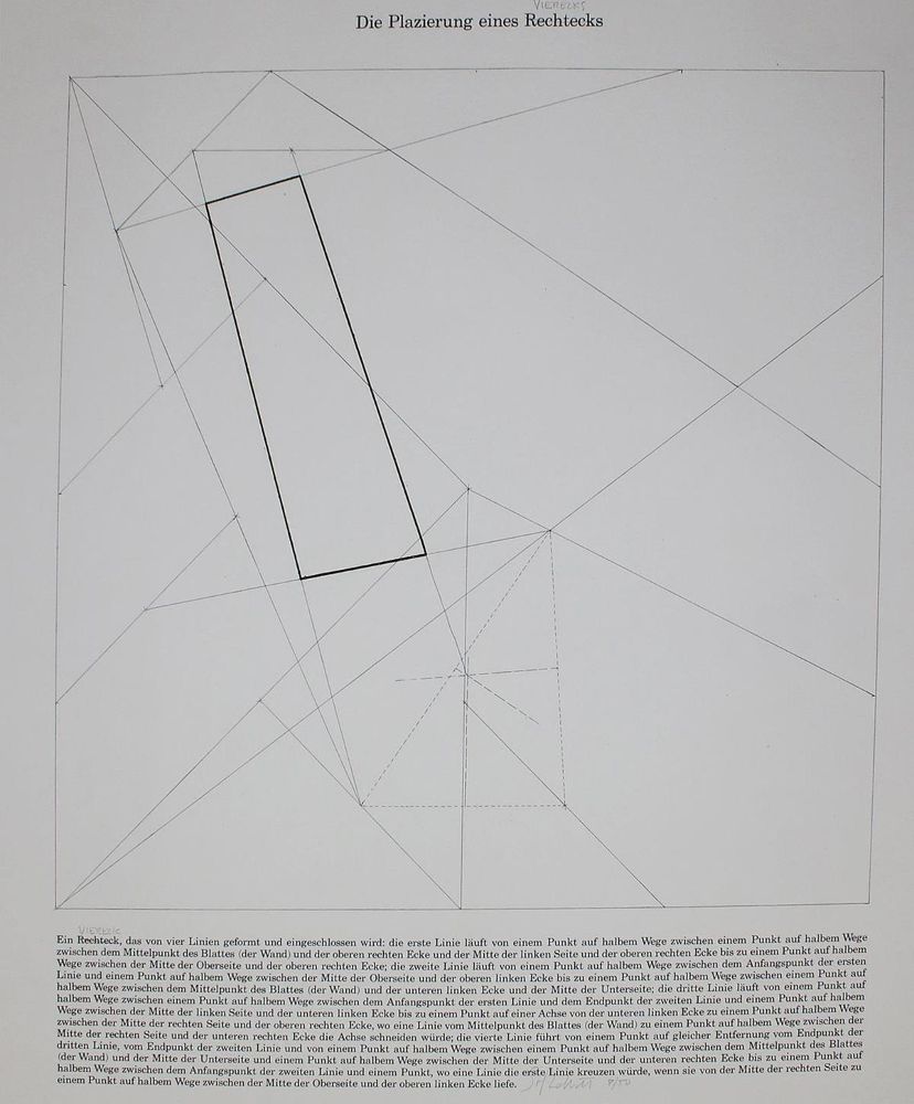 Große Abbildung Nr.1: 135-4130 LeWitt, Sol: (Künstlergraphik)