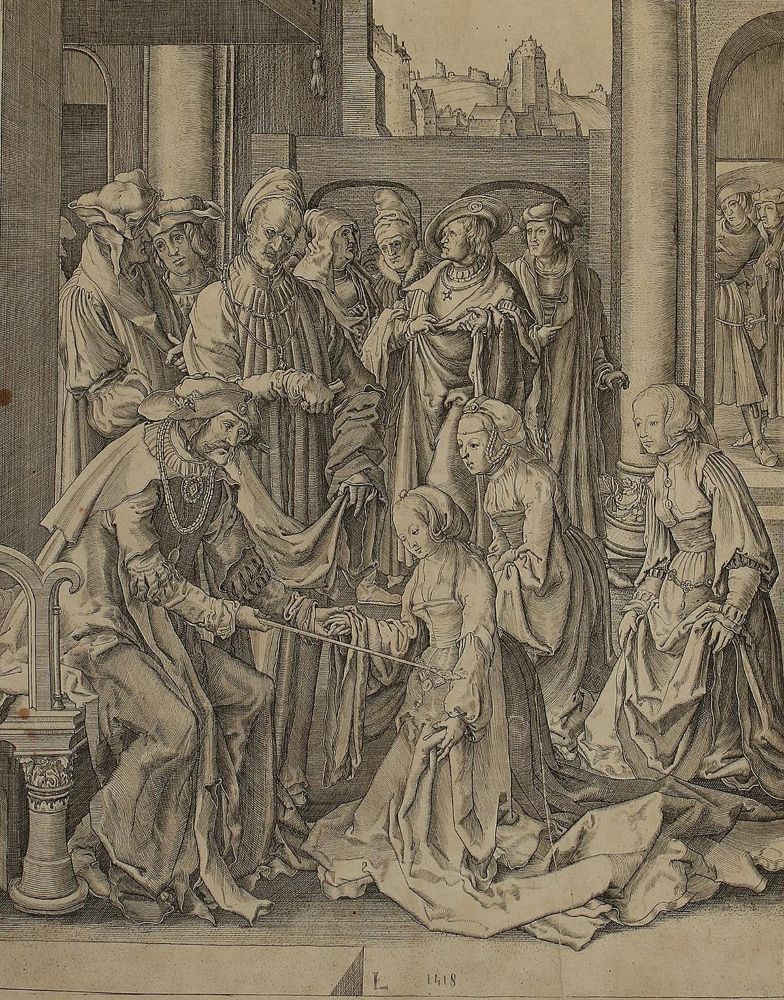 Große Abbildung Nr.1: 135-4132 Leyden, Lucas van: (Künstlergraphik)