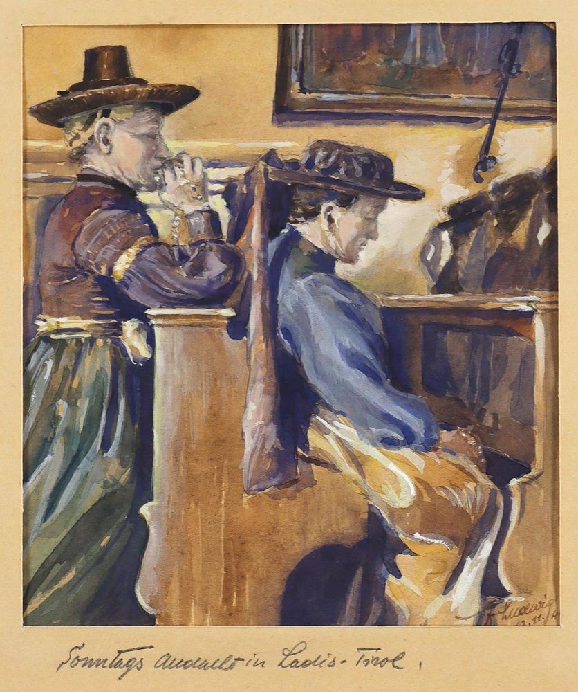 Große Abbildung Nr.7: 135-4145 Ludwig, Friedrich: (Künstlergraphik)