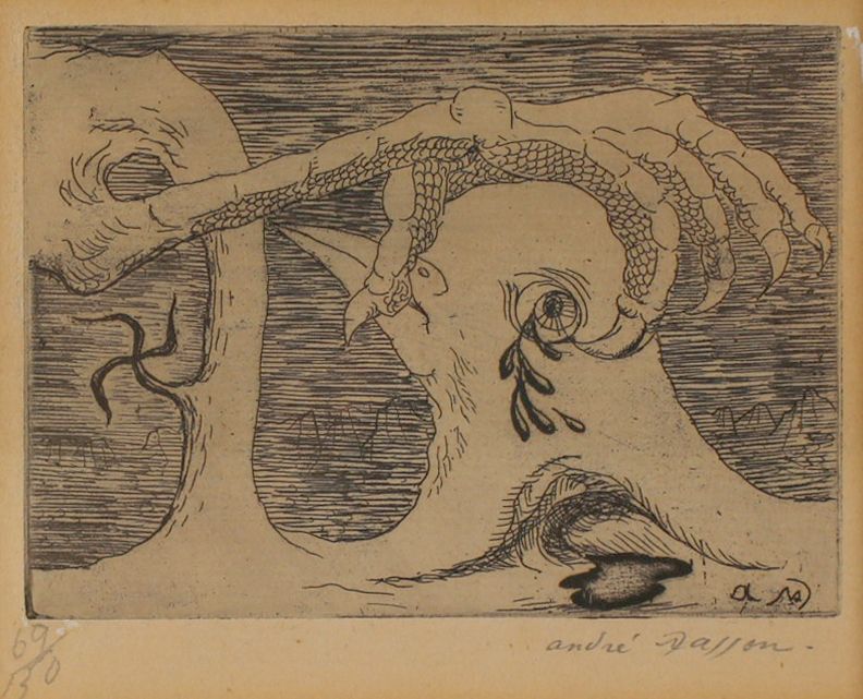 Große Abbildung Nr.1: 135-4160 Masson, André: (Künstlergraphik)